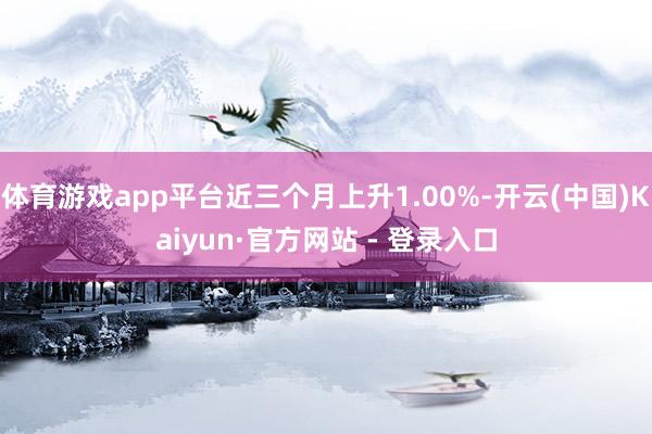 体育游戏app平台近三个月上升1.00%-开云(中国)Kaiyun·官方网站 - 登录入口